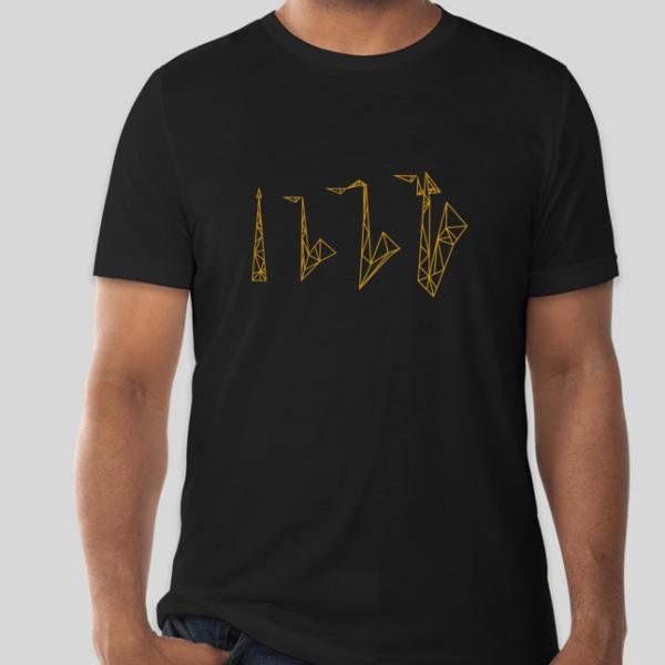 Abstract Saxophones Cotton T-Shirt